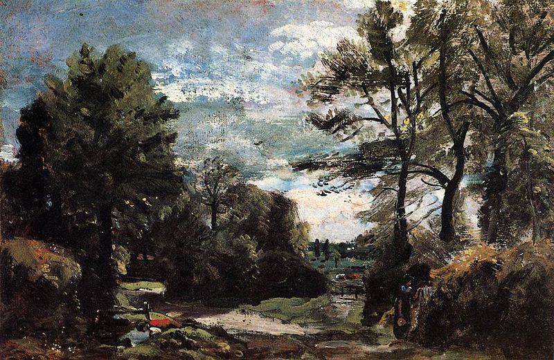 John Constable A Lane near Flatford Spain oil painting art